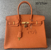 Bolsa Hermes Birkin 35 Laranja Italiana
