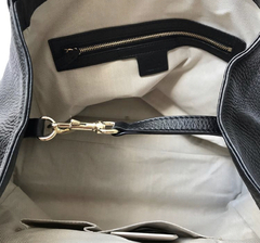 Bolsa Gucci GG Soho Shoulder Preta Italiana na internet