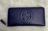 Carteira Gucci Soho Azul Marinho Italiana