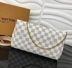 Bolsa Louis Vuitton Favorite Mm Damier Azur Italiana - Romaly Grifes Bolsas