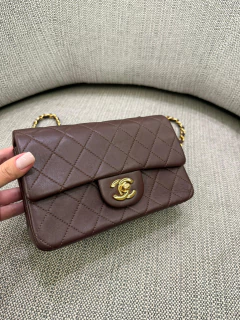 Bolsa Chanel Mini Marrom Café - Romaly Grifes