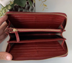 Carteira Gucci Ziper Soho Vinho Italiana na internet