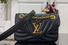 Bolsa Louis Vuitton New Wave Chain Preta Italiana