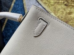 Bolsa Hermes Kelly Mini 20 Off-White Italiana - loja online