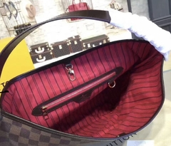 Bolsa Louis Vuitton Delightful MM Damier Ebene Italiana - Romaly Grifes Bolsas
