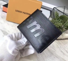Carteira Louis Vuitton Supreme Preta Italiana - comprar online