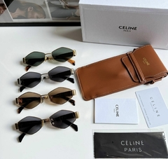 Óculos Celine Colorido Com Bolsinha Italiana