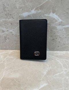 Porta Cartão Gucci Preto Italiana