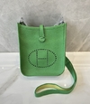 Bolsa Hermès Evelyne 16 Pequena Verde Italiana