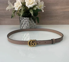 Cinto Gucci GG Fino Nude Italiana - comprar online