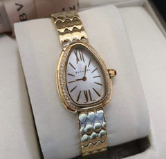 Relógio Bulgari Serpenti Seduttori Dourado com Brilho Italiana