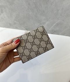 Carteira Gucci Marmont GG Preta Italiana
