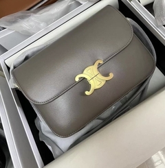 Bolsa Celine Triomphe Classique Cinza Italiana