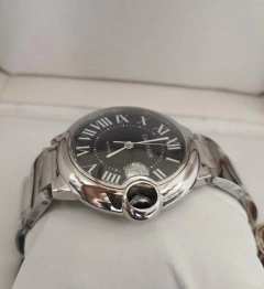 Cartier Ballon Bleu Prata com Fundo Preto Italiana - comprar online