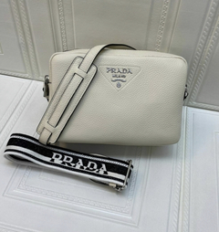 Bolsa Prada com Alça de Ombro Off-White Italiana