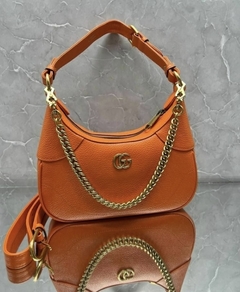 Bolsa Gucci Aphrodite Laranja Italiana