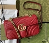 Bolsa Gucci Marmont Mini Shoulder Vermelho Italiana