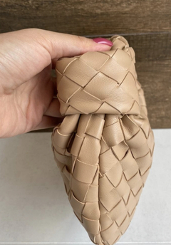 Bolsa Mini Jodie Bottega Veneta Bege Italiana - comprar online