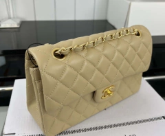 Bolsa Chanel 2.55 Clássica Lambskin Bege Italiana - comprar online
