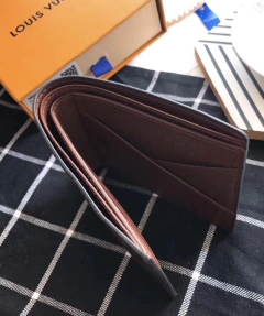 Carteira Louis Vuitton Multiple Masculina Monogram Italiana - loja online