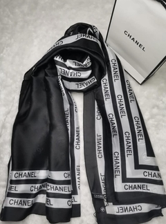 Lenço Chanel Seda Italiana - Romaly Grifes Bolsas