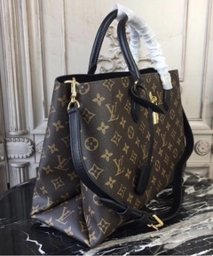 Bolsa Louis Vuitton Flower Tote Preta Italiana - comprar online
