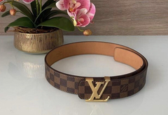 Cinto Louis Vuitton Damier Ebene Italiana
