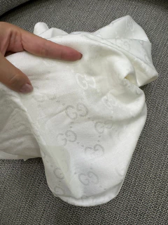 Echarpe Gucci Branca Italiana na internet