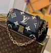 Bolsa Louis Vuitton Favorite Preto E Creme Italiana