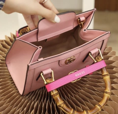 Bolsa Gucci Diana Mini Rosa Italiana - loja online