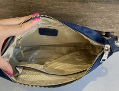 Bolsa Prada em Nylon Azul Italiana - Romaly Grifes Bolsas