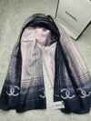 Lenço Chanel Azul e Rosa Italiana
