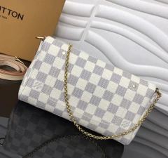 Bolsa Louis Vuitton Favorite Pm Damier Azur Italiana - Romaly Grifes