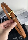 Cinto YSL Fino Caramelo Italiana