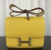 Bolsa Hermes Constance Amarela 24 Italiana
