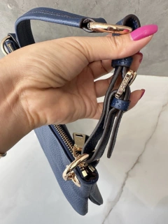 Imagem do Bolsa Prada Tessuto Hobo Azul Marinho Italiana