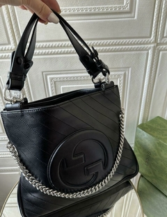 Bolsa Gucci Tote Interlocking Preta Italiana - comprar online