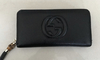 Carteira Gucci Soho Ziper Preta Italiana