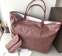 Bolsa Goyard St Louis Vinho Grande Italiana