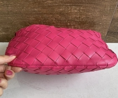 Bolsa Mini Jodie Bottega Veneta Pink Italiana - loja online