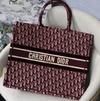 Bolsa Dior Book Tote Oblique Vermelha Italiana