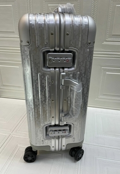 Mala de Cabine Dior e Rimowa Cinza Oblique Italiana na internet