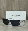 Óculos Givenchy Preto e Prata Italiana
