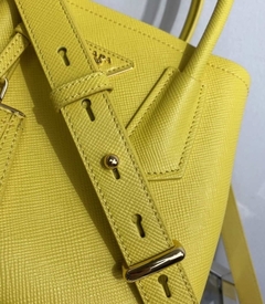 Bolsa Prada Double Mini Amarela Italiana - loja online