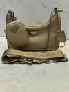 Bolsa Reedição 2005 Bege Nylon Italiana