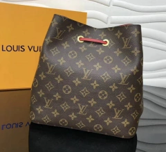 Bolsa Louis Vuitton Neonoé Monogram Vermelha Italiana - comprar online