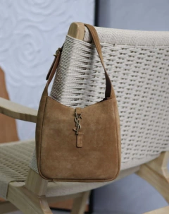 Bolsa YSL De Ombro Le 5 À 7 Pequena Camurça Italiana