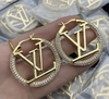 Brinco Louis Vuitton Argola com Strass Italiana