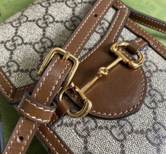 Bolsa Gucci Horsebit 1955 Mini Italiana - Romaly Grifes Bolsas