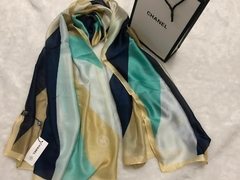 Lenço Chanel Colorido Italiana